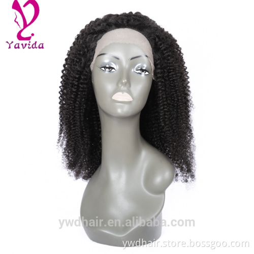 8-26inch afro kinky curly full lace wigs front Lace Human Hair Wigs Kinky Curly human hair wigs for black women